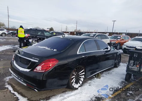 2014 Mercedes-Benz S 63 Amg 4Matic z USA, uszkodzony, nr VIN WDDUG7JB0EA036834